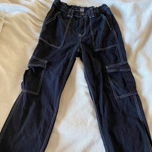 BDG Black wide leg pant